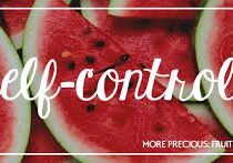 fruit of the spirit self control